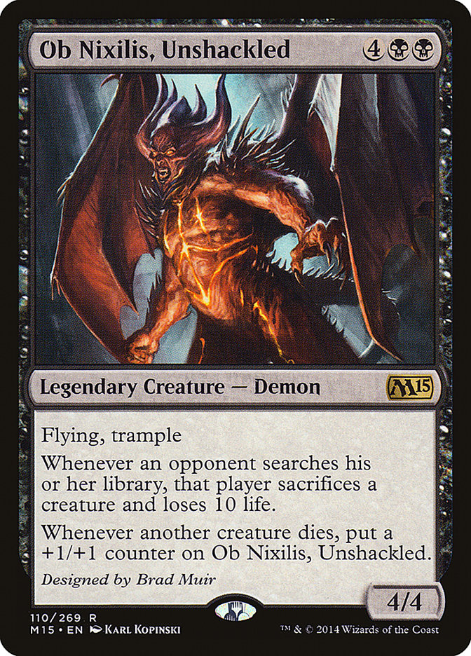 Ob Nixilis, Unshackled [Magic 2015] | Webway Games