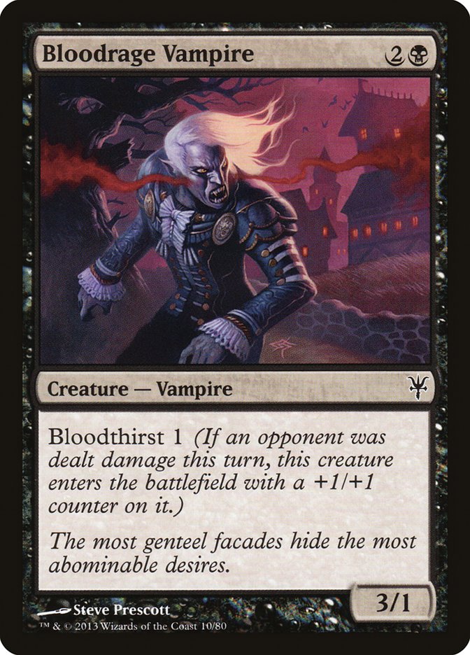 Bloodrage Vampire [Duel Decks: Sorin vs. Tibalt] | Webway Games