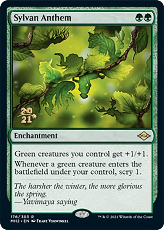 Sylvan Anthem [Modern Horizons 2 Prerelease Promos] | Webway Games