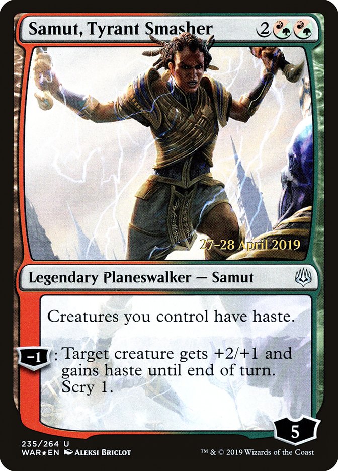 Samut, Tyrant Smasher  [War of the Spark Prerelease Promos] | Webway Games