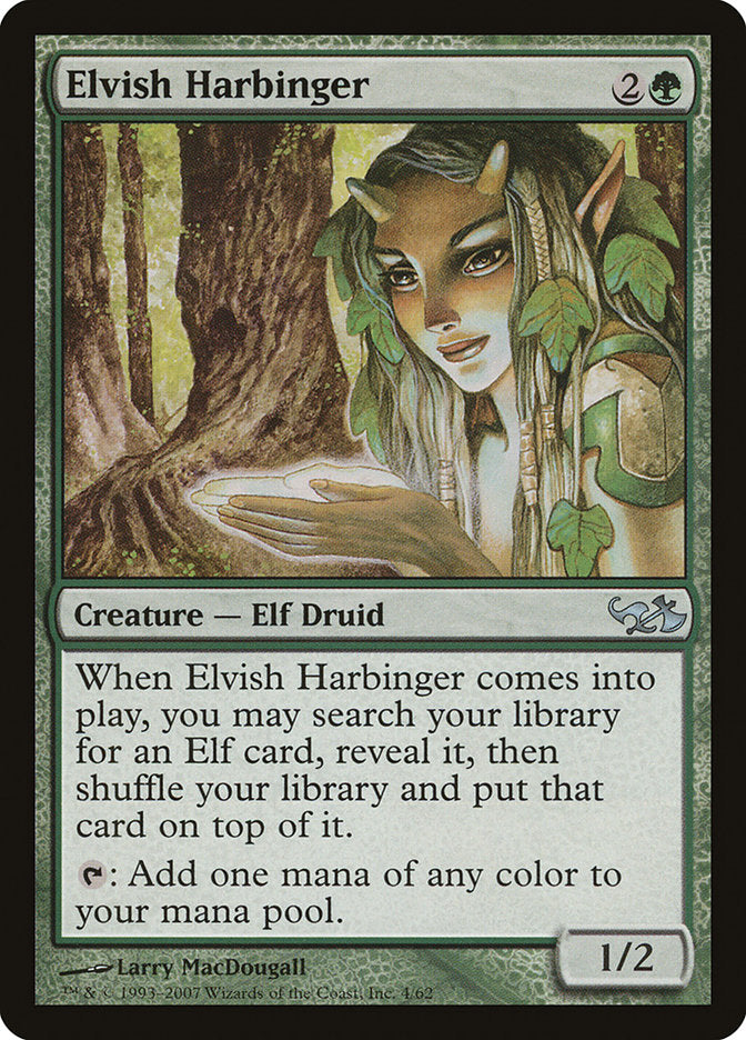 Elvish Harbinger [Duel Decks: Elves vs. Goblins] | Webway Games