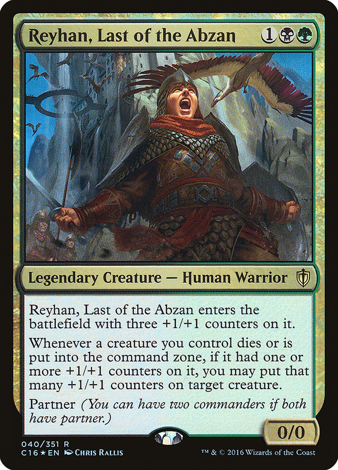 Reyhan, Last of the Abzan [Commander 2016] | Webway Games