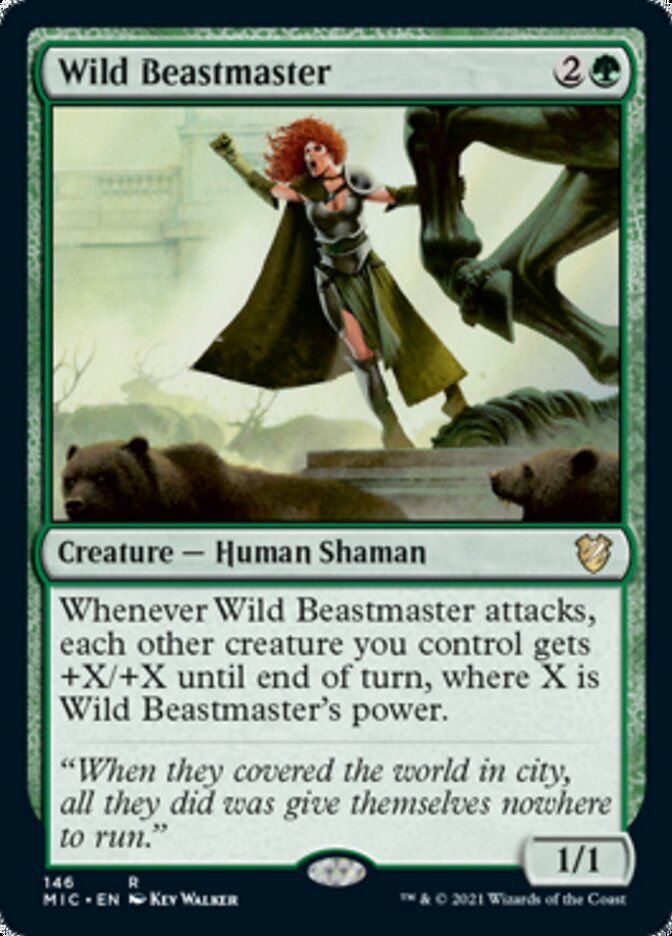 Wild Beastmaster [Innistrad: Midnight Hunt Commander] | Webway Games