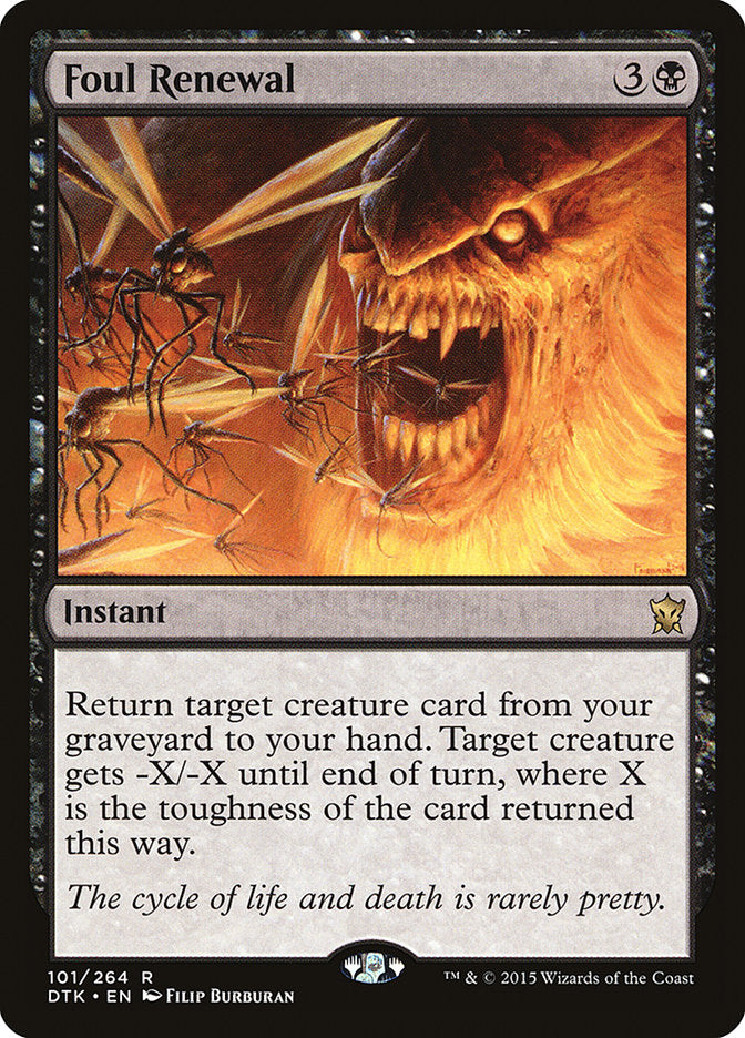 Foul Renewal [Dragons of Tarkir] | Webway Games