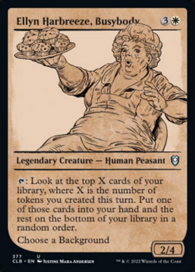 Ellyn Harbreeze, Busybody (Showcase) [Commander Legends: Battle for Baldur's Gate] | Webway Games