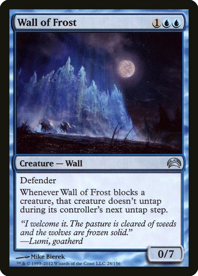 Wall of Frost [Planechase 2012] | Webway Games
