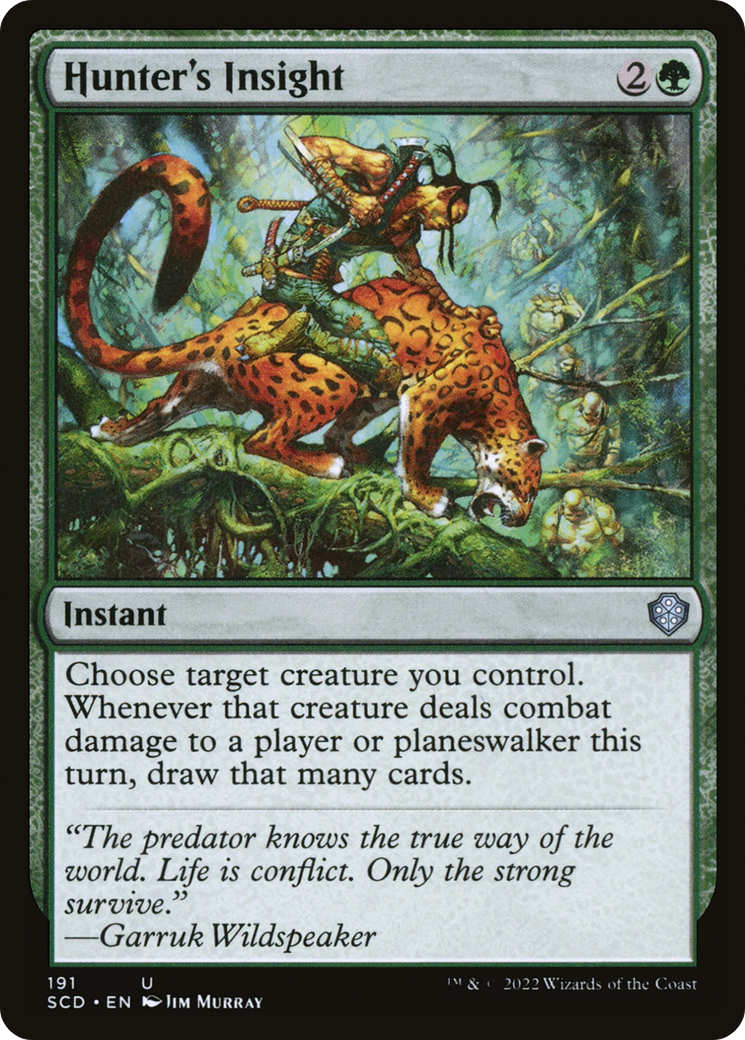 Hunter's Insight [Starter Commander Decks] | Webway Games