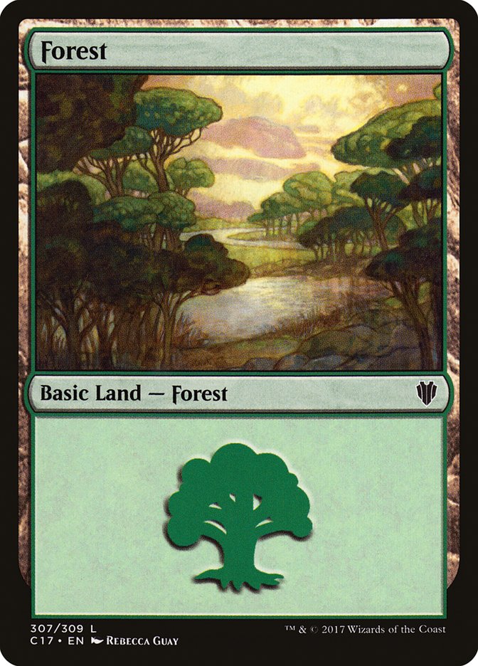 Forest (#307) [Commander 2017] | Webway Games