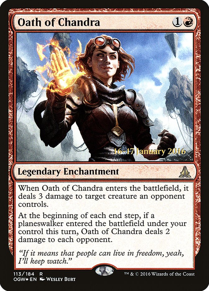 Oath of Chandra (Prerelease) [Oath of the Gatewatch Prerelease Promos] | Webway Games