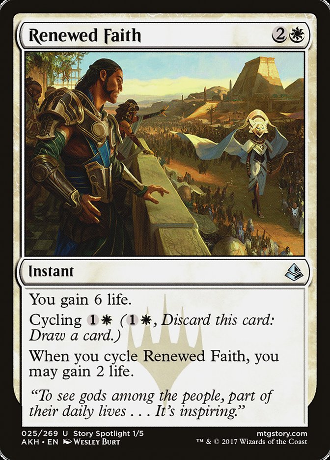 Renewed Faith [Amonkhet] | Webway Games