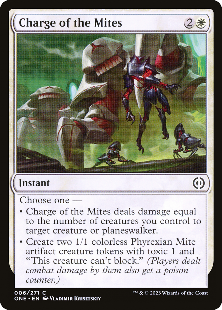 Charge of the Mites [Phyrexia: All Will Be One] | Webway Games
