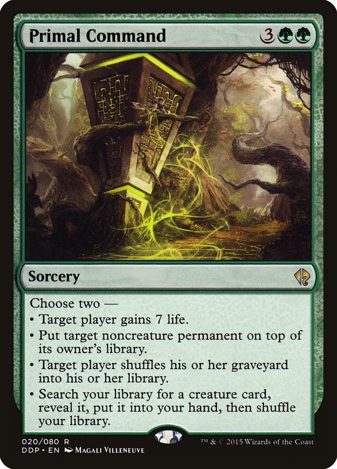 Primal Command [Duel Decks: Zendikar vs. Eldrazi] | Webway Games