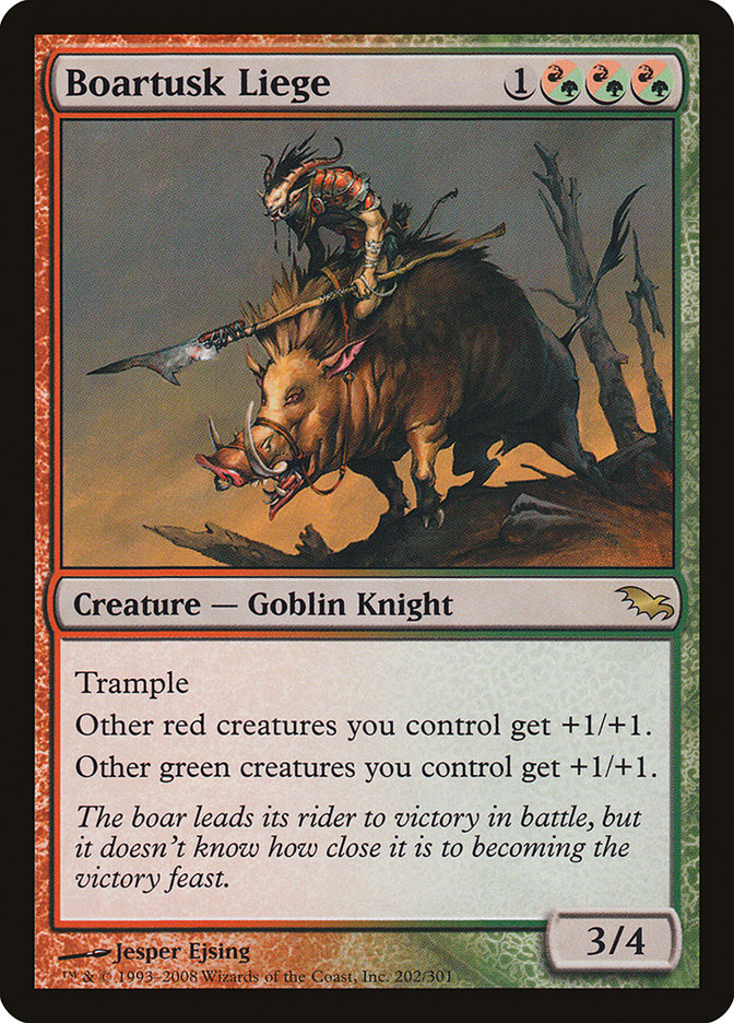 Boartusk Liege [Shadowmoor] | Webway Games