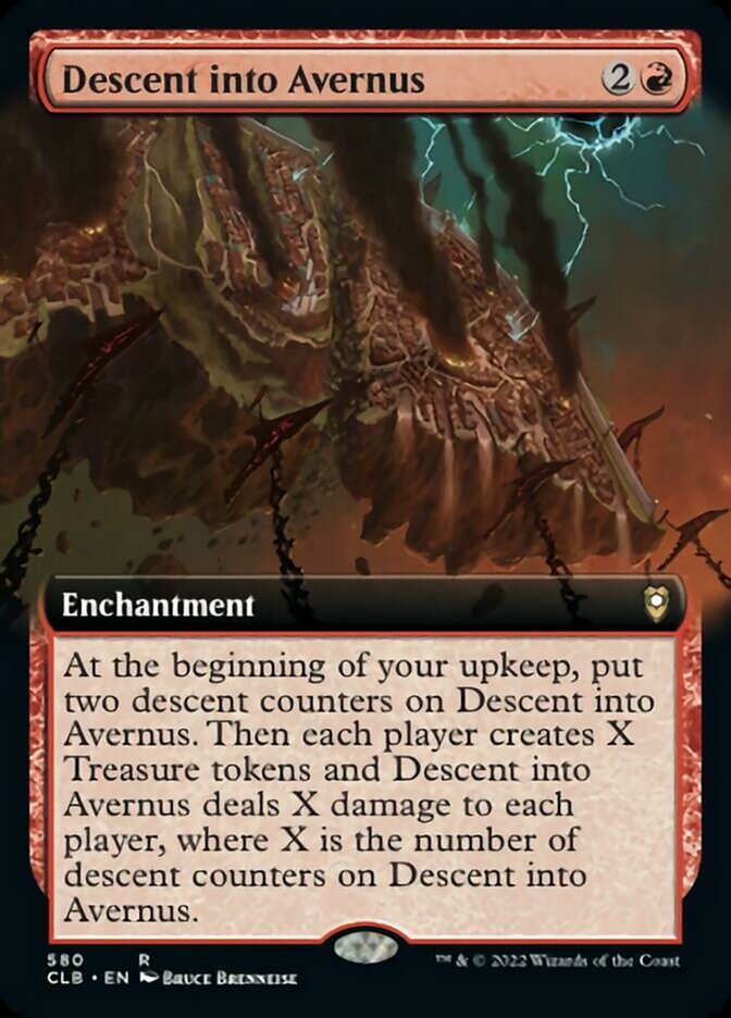 Descent into Avernus (Extended Art) [Commander Legends: Battle for Baldur's Gate] | Webway Games