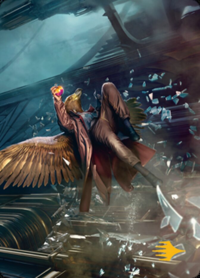 Skyway Robber Art Card (Gold-Stamped Signature) [Streets of New Capenna Art Series] | Webway Games