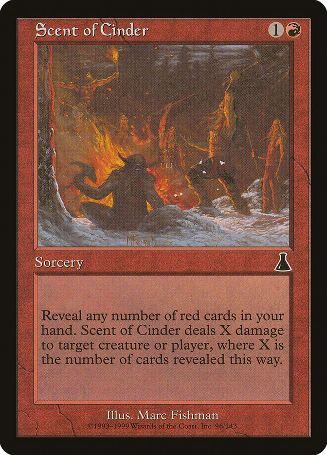 Scent of Cinder [Urza's Destiny] | Webway Games
