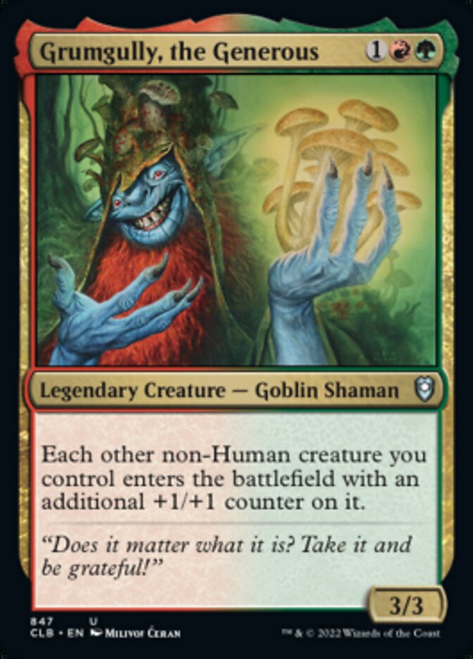 Grumgully, the Generous [Commander Legends: Battle for Baldur's Gate] | Webway Games