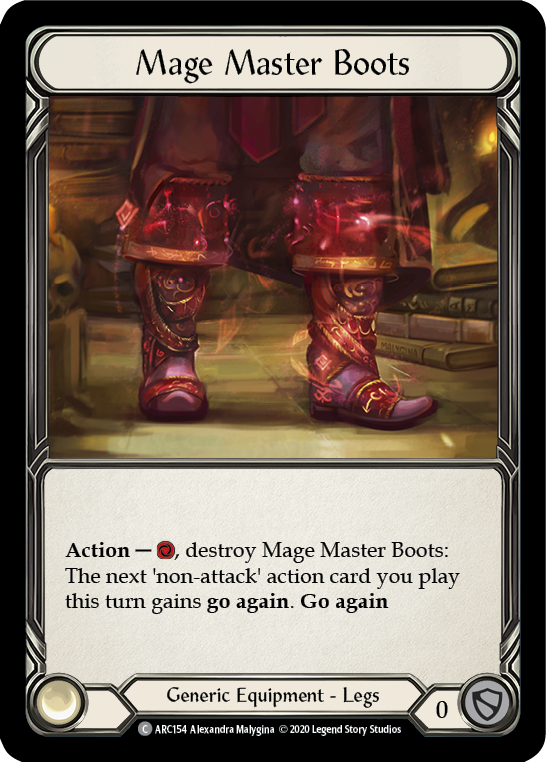 Mage Master Boots [ARC154] Unlimited Rainbow Foil | Webway Games
