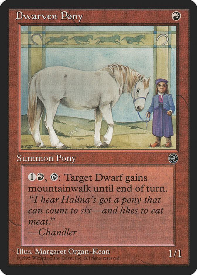 Dwarven Pony [Homelands] | Webway Games