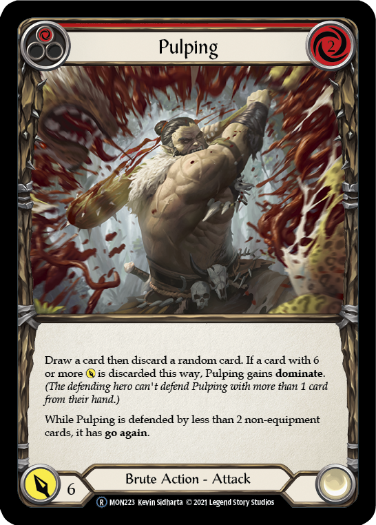 Pulping (Red) [U-MON223] Unlimited Normal | Webway Games