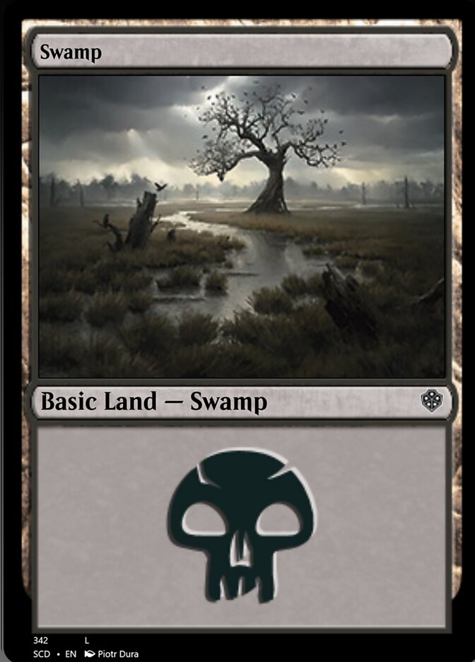 Swamp (342) [Starter Commander Decks] | Webway Games