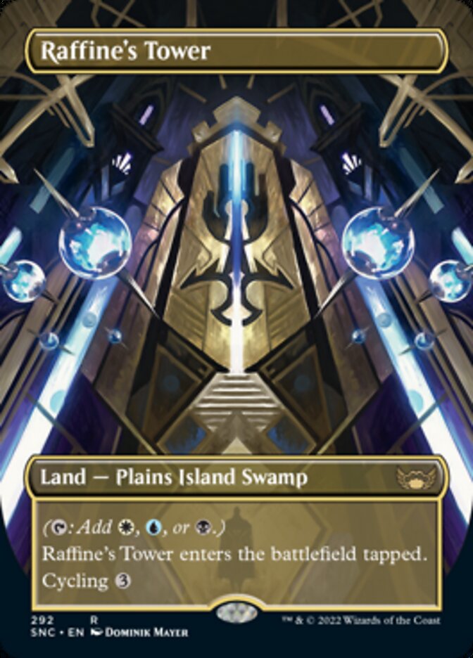 Raffine's Tower (Borderless Alternate Art) [Streets of New Capenna] | Webway Games