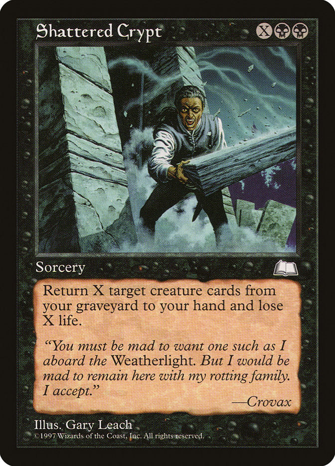 Shattered Crypt [Weatherlight] | Webway Games