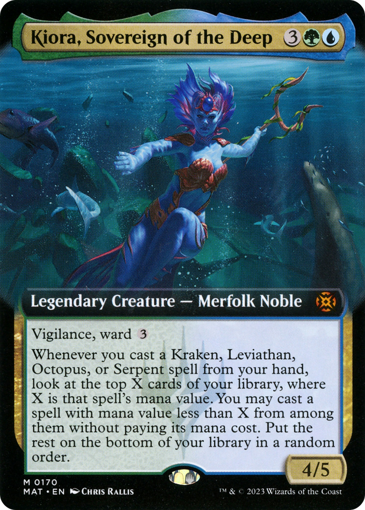 Kiora, Sovereign of the Deep (Extended Art) [March of the Machine: The Aftermath] | Webway Games