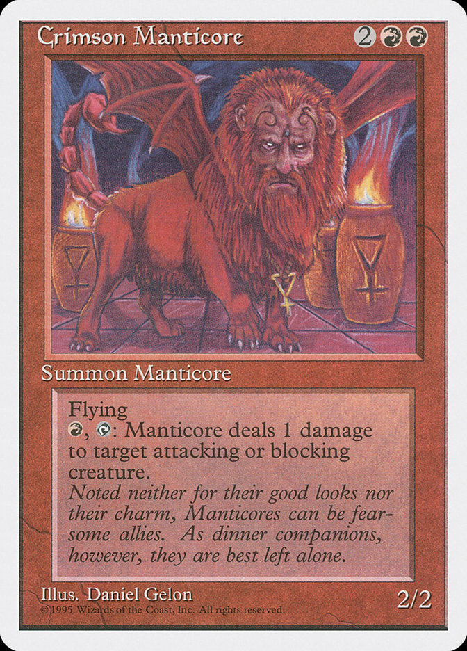 Crimson Manticore [Fourth Edition] | Webway Games