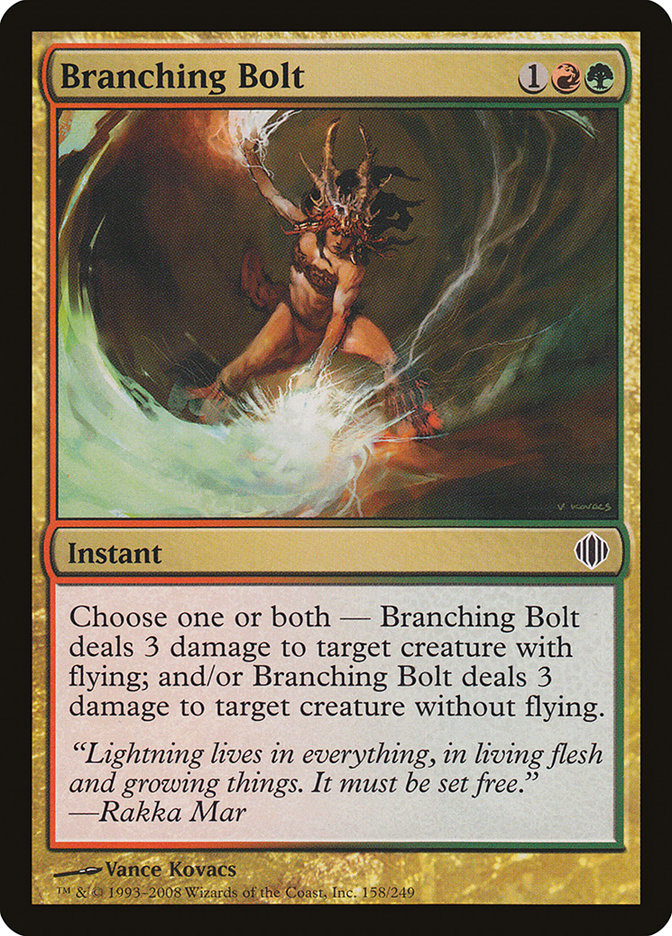 Branching Bolt [Shards of Alara] | Webway Games