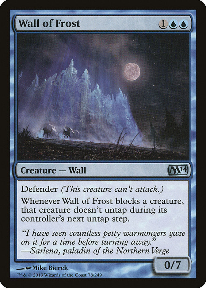 Wall of Frost [Magic 2014] | Webway Games