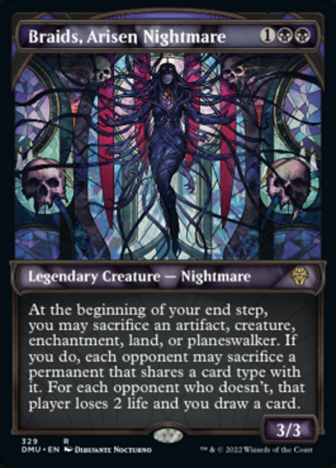 Braids, Arisen Nightmare (Showcase Textured) [Dominaria United] | Webway Games