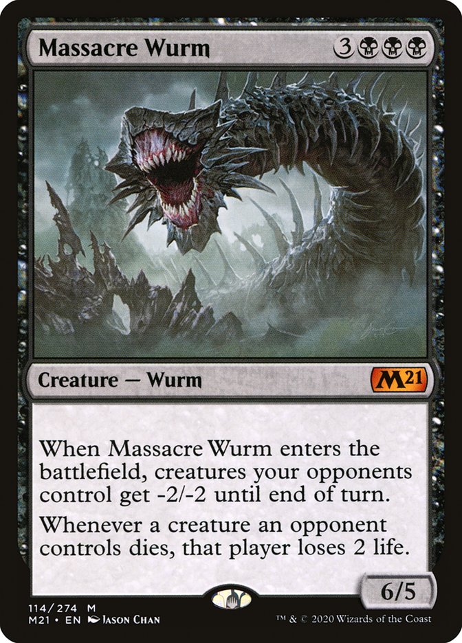Massacre Wurm [Core Set 2021] | Webway Games