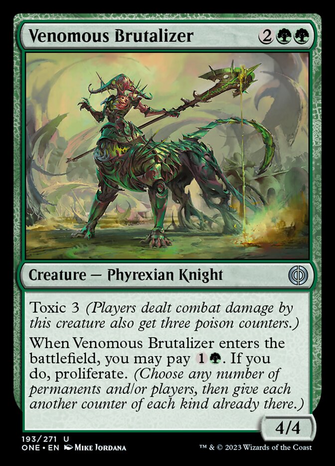Venomous Brutalizer [Phyrexia: All Will Be One] | Webway Games
