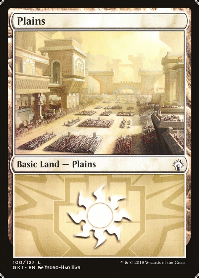 Plains (#100) [Guilds of Ravnica Guild Kit] | Webway Games