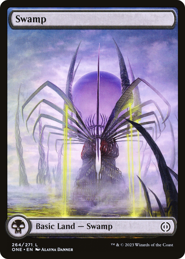 Swamp (264) (Full-Art) [Phyrexia: All Will Be One] | Webway Games