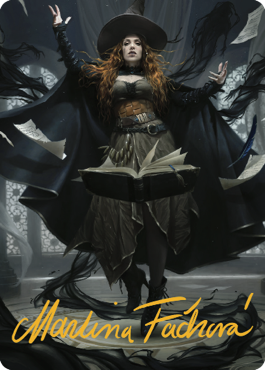 Tasha, the Witch Queen Art Card (41) (Gold-Stamped Signature) [Commander Legends: Battle for Baldur's Gate Art Series] | Webway Games