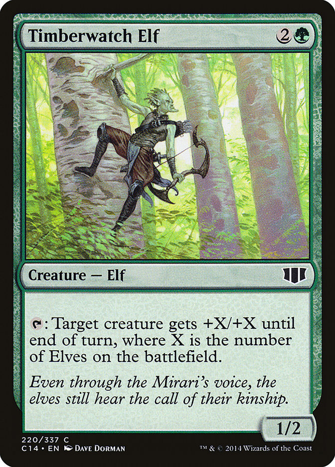 Timberwatch Elf [Commander 2014] | Webway Games