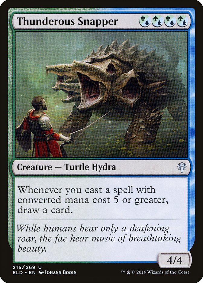 Thunderous Snapper [Throne of Eldraine] | Webway Games