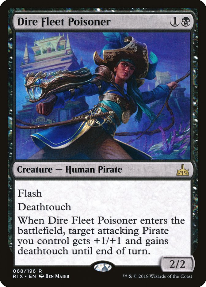 Dire Fleet Poisoner [Rivals of Ixalan] | Webway Games