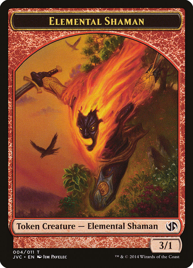 Elemental Shaman Token (Jace vs. Chandra) [Duel Decks Anthology Tokens] | Webway Games