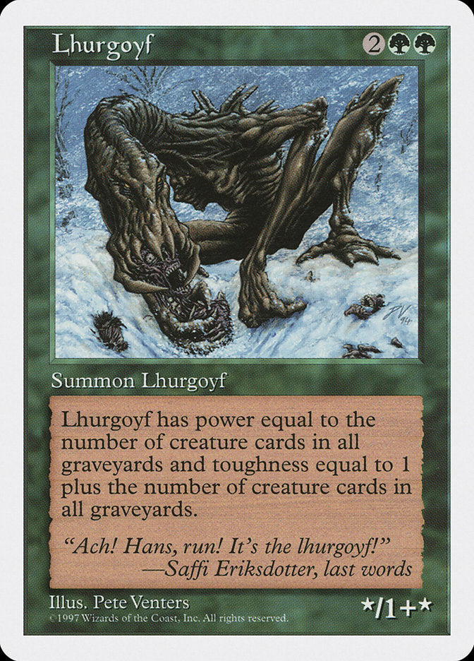 Lhurgoyf [Fifth Edition] | Webway Games