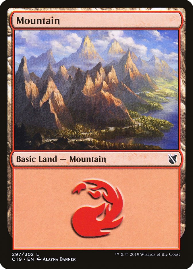 Mountain (#297) [Commander 2019] | Webway Games