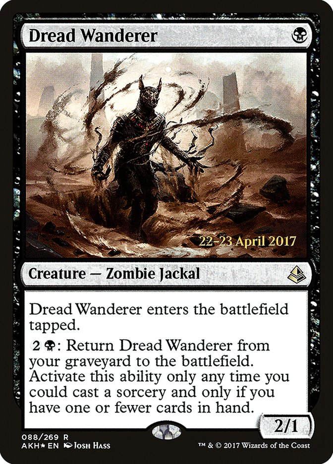Dread Wanderer  (Prerelease) [Amonkhet Prerelease Promos] | Webway Games