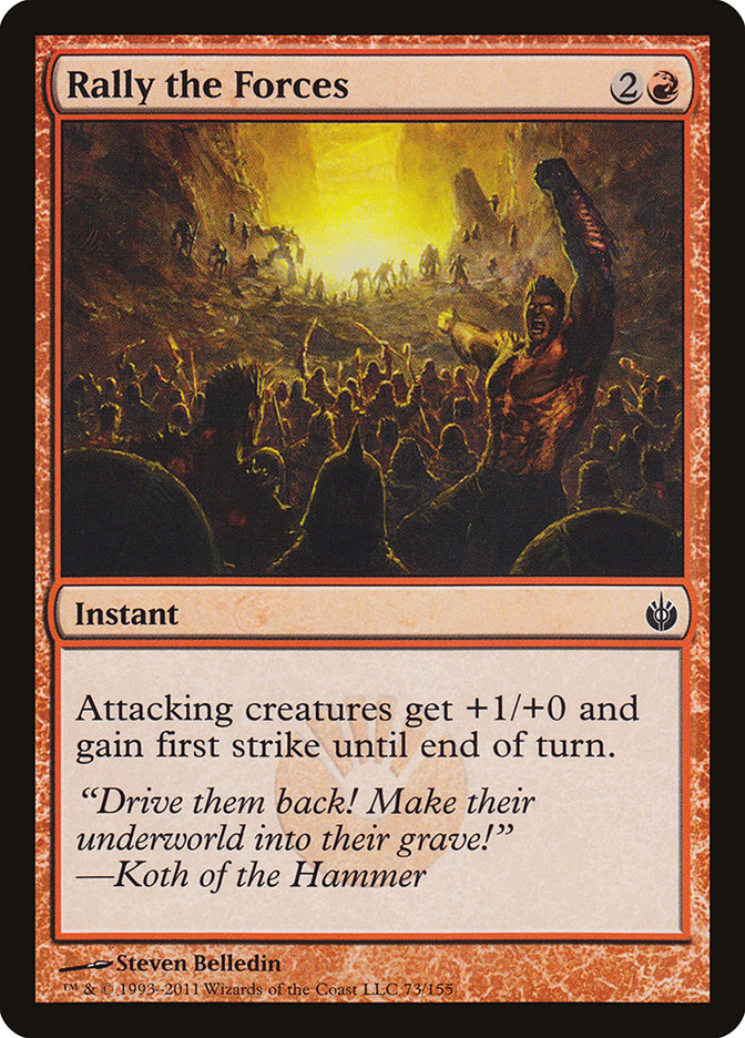 Rally the Forces [Mirrodin Besieged] | Webway Games