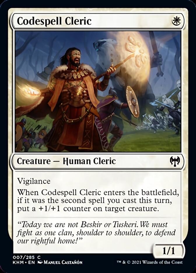 Codespell Cleric [Kaldheim] | Webway Games