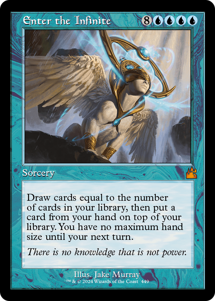 Enter the Infinite (Retro Frame) [Ravnica Remastered] | Webway Games