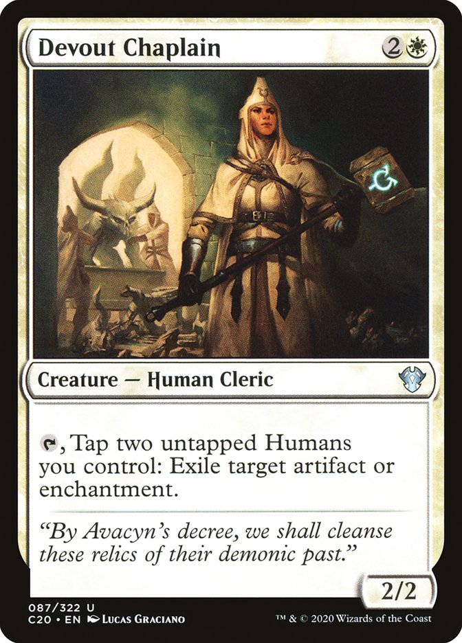 Devout Chaplain [Commander 2020] | Webway Games