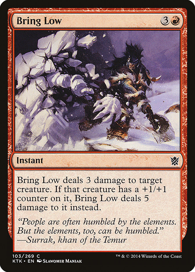 Bring Low [Khans of Tarkir] | Webway Games