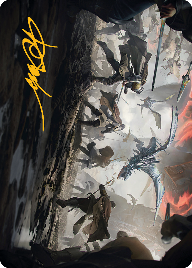 Invasion of Dominaria Art Card (Gold-Stamped Signature) [March of the Machine Art Series] | Webway Games